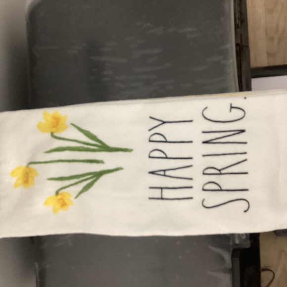 Rae Dunn happy spring dish towels - Picture 1 of 1